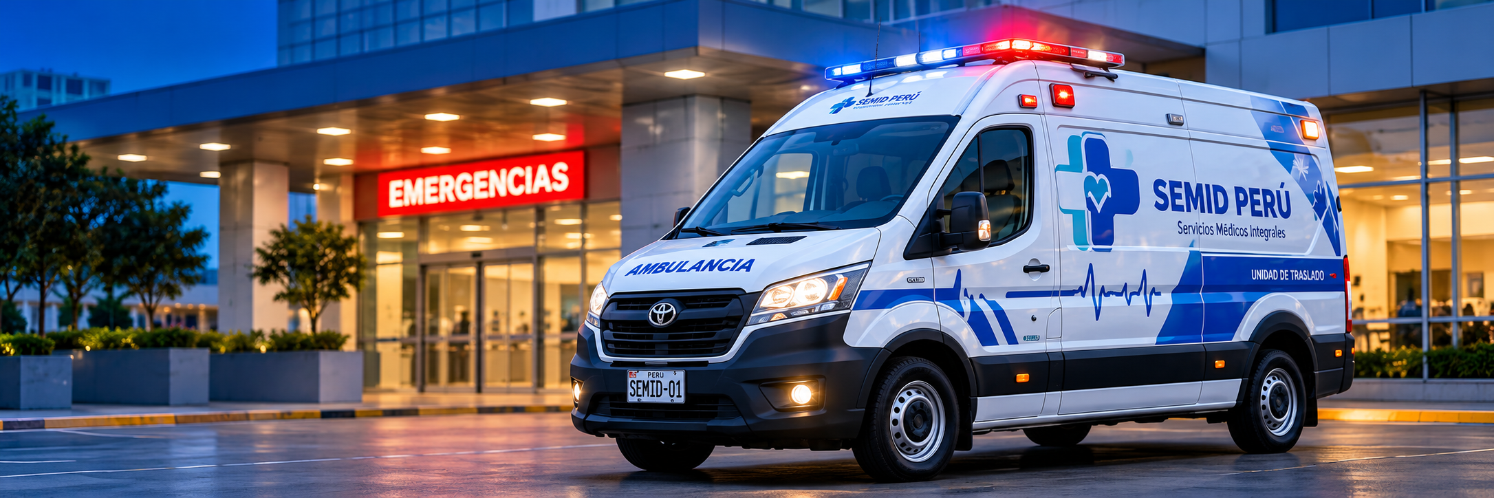 Ambulancia moderna de alta complejidad SEMID PERÚ