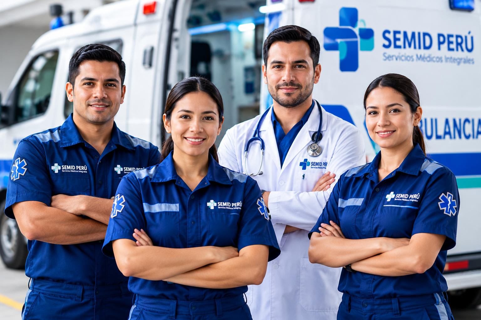 Equipo médico y asistencial de SEMID PERÚ