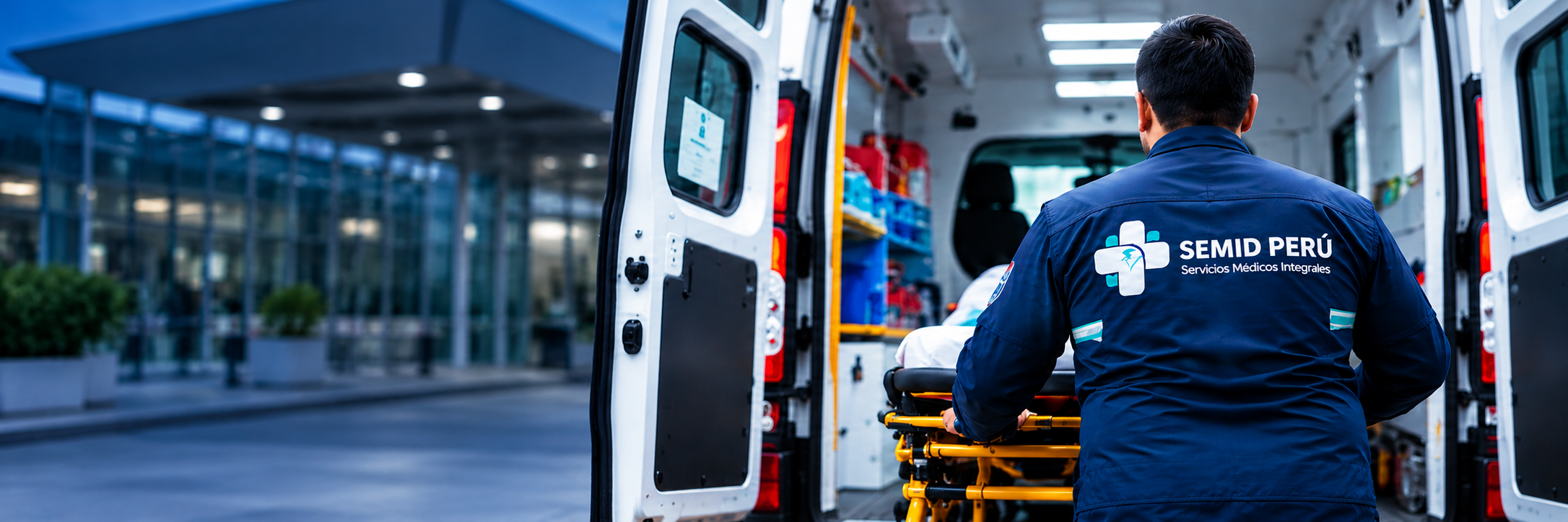 Personal médico y ambulancia SEMID PERÚ